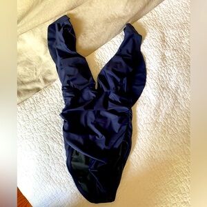 J. Crew navy one piece, size 4.